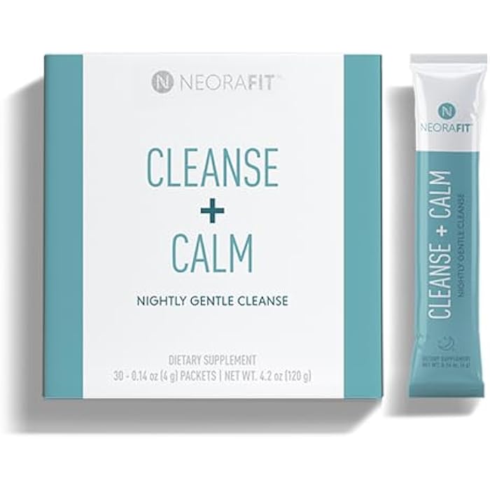 NeoraFit - Cleanse + Calm Nightly Gentle Cleanse Powder - Supports Regularity, Gut Balance, Healthy Elimination, Plant-Based Formula - 30 Packets - Image 1