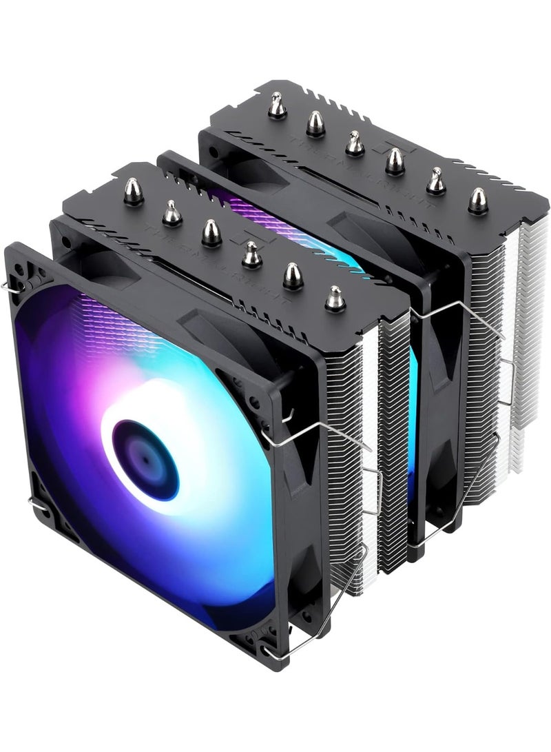 Thermalright Peerless Assassin 120 SE ARGB CPU Air Cooler,6 Heat Pipes CPU Cooler, Dual TL-C12C-S PWM Fan, Aluminium Heatsink Cover,AGHP Technology,for AMD AM4/AM5/Intel LGA1700/115X/1155/1200/1851 - Image 1
