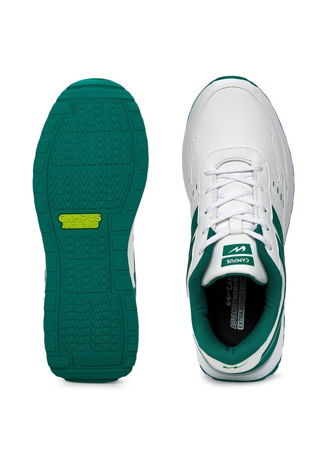كامبس حذاء رياضي رجالي Campus Knick أبيض/أخضر - مقاس 6 المملكة المتحدة/الهند 22G-1217 - Image 5