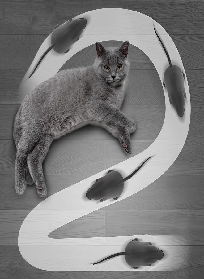 Remote Control Simulation Mouse Cat Toy, Interactive RC Fake Mouse for Cats Indoor Play Entertainment - Image 3