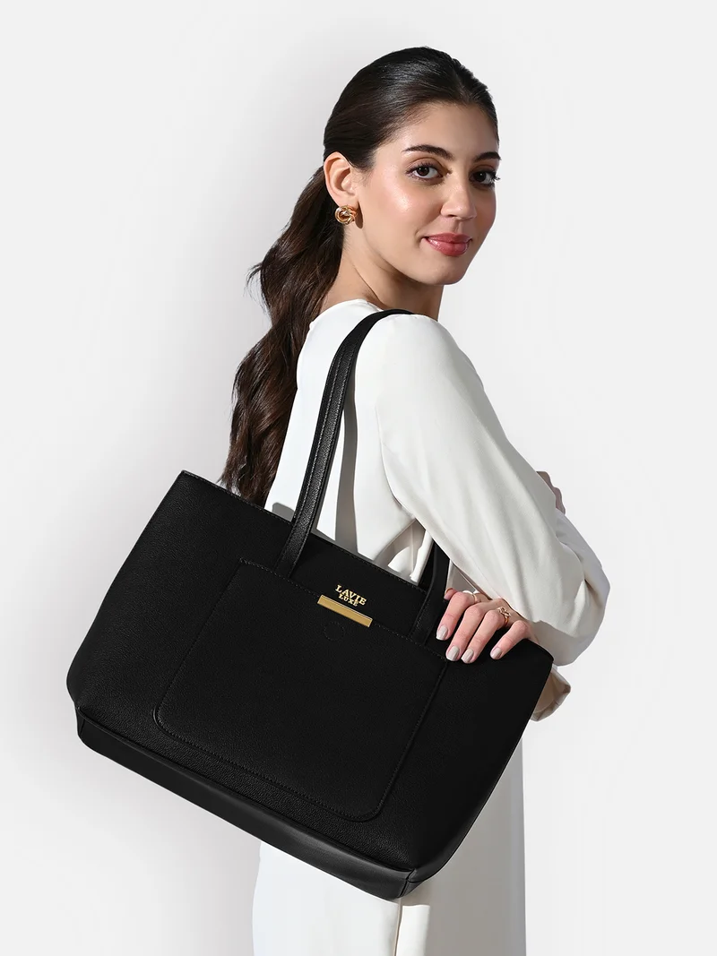 Lavie Luxe Women's Bliss Large Tote (Black)