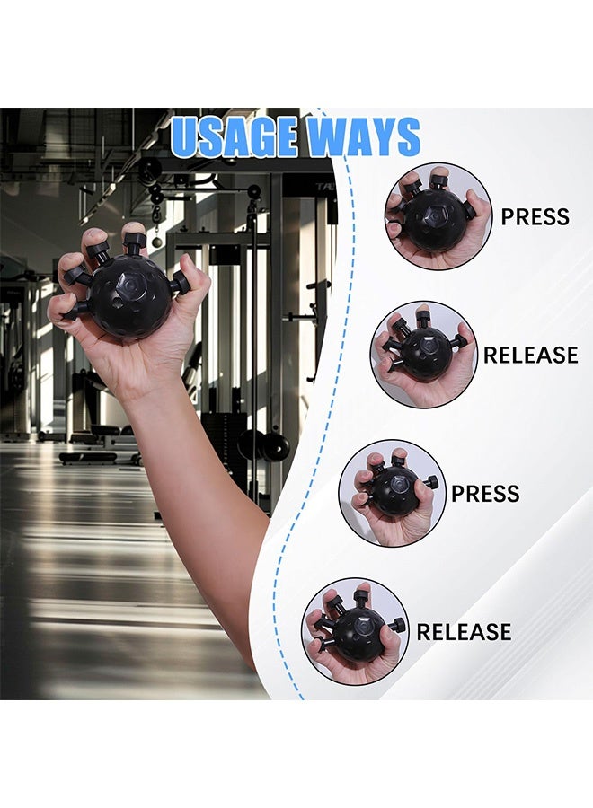 Quantum Finger Grip Strengthener, Adjustable Hand Grip Strengthener, Silicone Grip Trainer for Muscle Building - Image 4