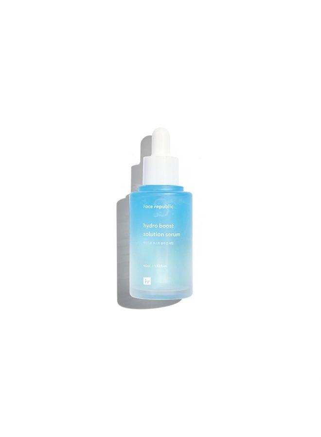 Face Republic Hydro Boost Solution Serum 45mL | Hyaluronic acid | Hydrating & Refining for Dry skin | Anti-wrinkle | No Artificial Fragrance | Cruelty-Free | Daily Korean Skin Care  - Image 1
