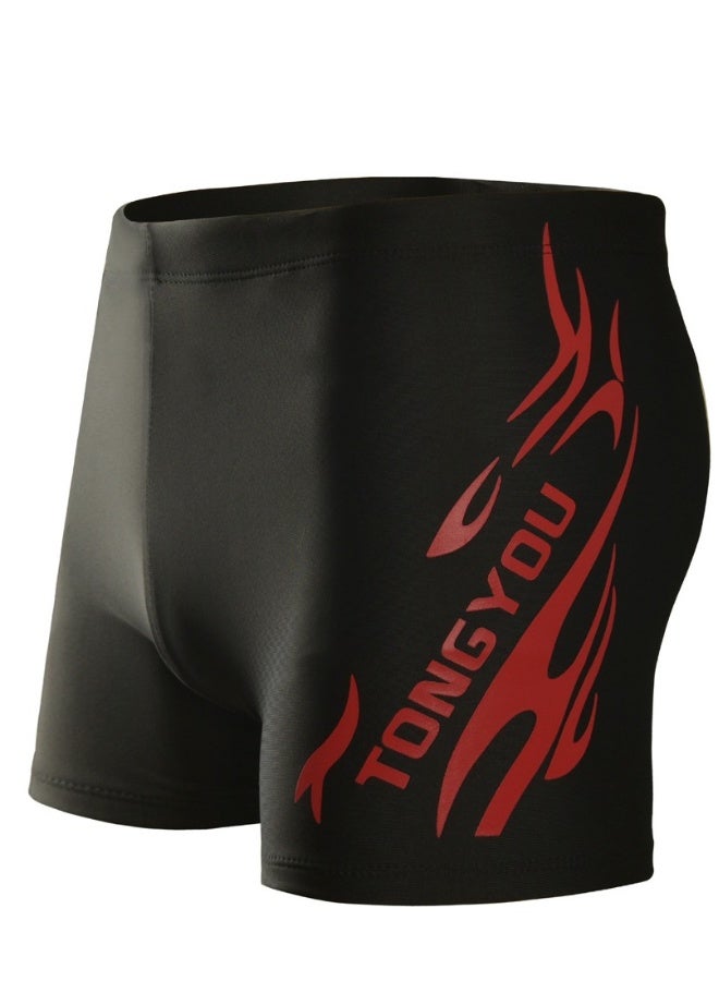 Men's Goggles, Cap, Trunks Set XXL