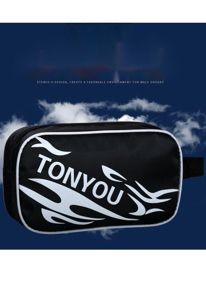 Men's Goggles, Cap, Trunks Set XXL