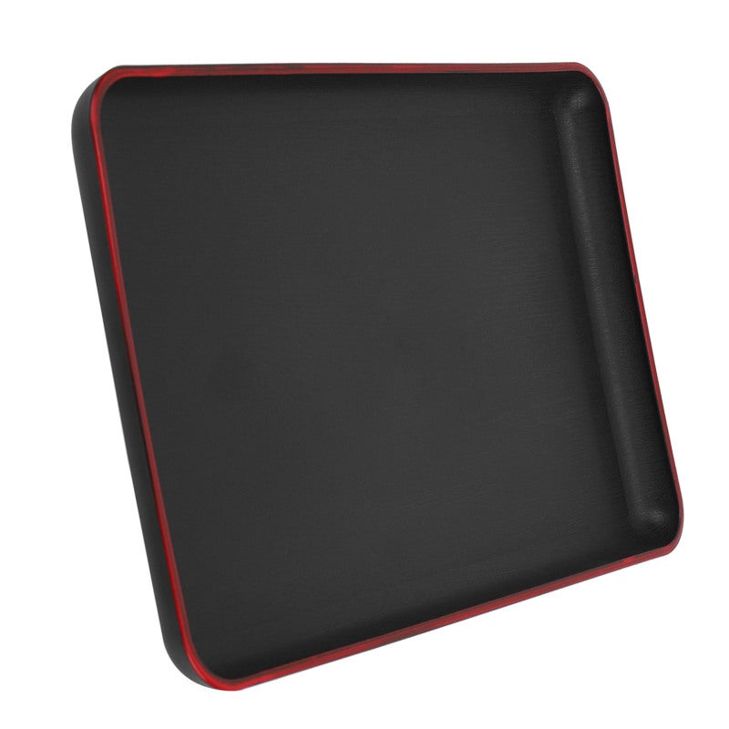 Plastic Serving Tray 30*20cm Sturdy Durable Rectangular Food Tray - Thickened Pressure-Resistant Edge Japanese Style Tray for Home Hotel Restaurant - Image 4