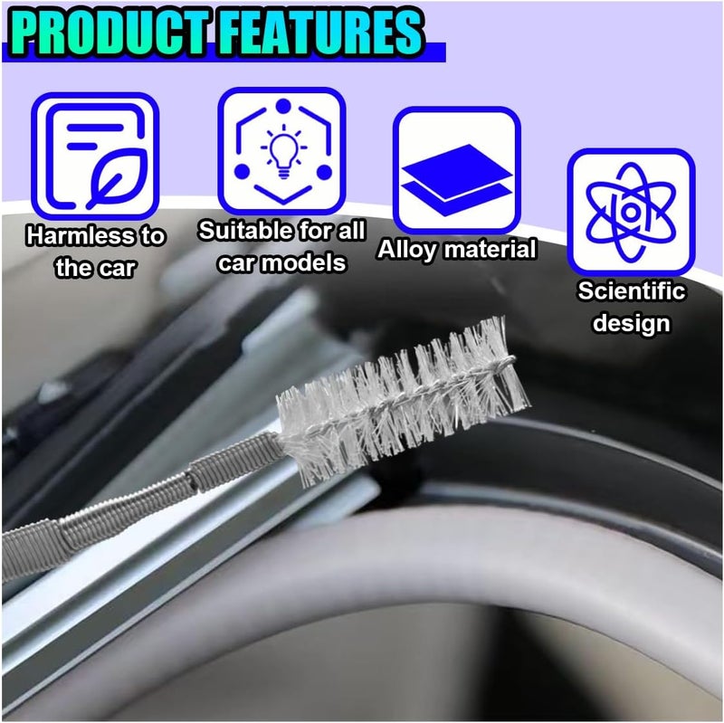 UHANBUT Auto Sunroof Drain Cleaning Tool, 78 Inch Long Pipe Cleaners & Flexible Drain Brush, Slim Tube Cleaning Brush Dredging Tool for Car Sunroof, Windshield Wiper Drain Hole (1PC) - Image 3