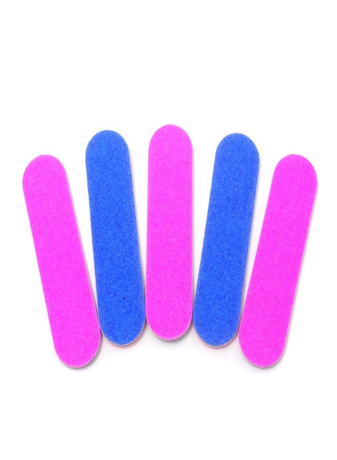 Honbay 100PCS Mini Nail File Strips Double Sided Nail Filers Nail Buffer Blocks Sanding Block Files Emery Boards Nail Art Tool Manicure Tool for Shaping Smoothing Toenails and Fingernails 180/240 Grit - Image 3