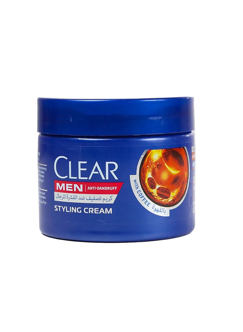 CLEAR كريم تصفيف الشعر المضاد للقشرة للرجال من كلير مع القهوة 275 مل