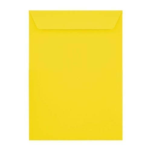 GreatDio Yellow 20Pcs A4 Size Laminated Envelope Courier Cover Business Document Pouch Envelope Bag Catalogue Envelope (25x36 cm) - Image 4