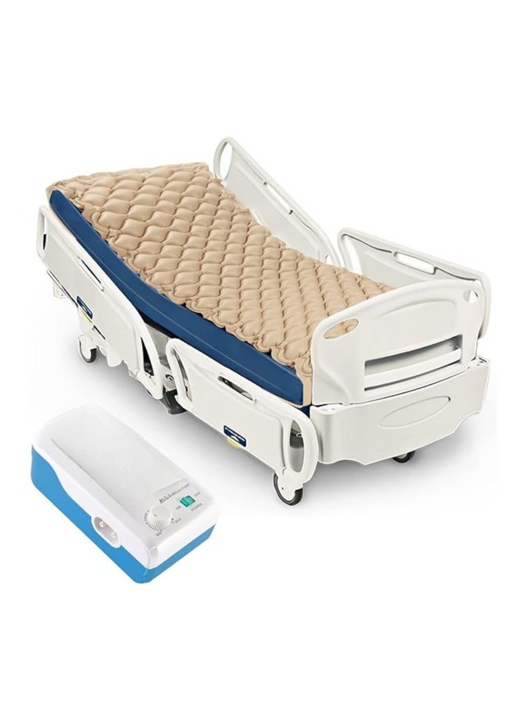 Generic Alternating Pressure Air Mattress Topper with Quiet Electric Pump – Comfort Pad for Long Bed Rest, Lightweight and Easy to Use - Image 1