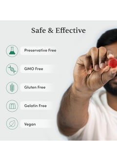 Man Matters Ashwagandha Gummies & Biotin Gummies (120 Gummies) - 300mg Ashwagandha & Biotin - Nourishes Hair, Promotes Recovery, Enhances Well-Being, With Vit A, Vit C, Vit E, Zinc & DHT Blocker  - Image 5