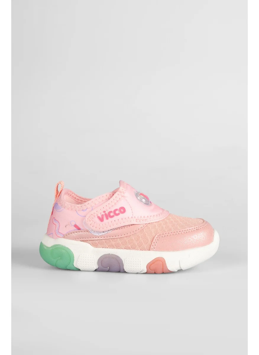 فيكو Sort Lighted Baby Girl Powder Sneakers