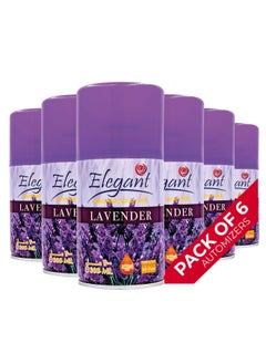 Elegant 6 Piece LAVENDER Automatic Refill Spray Set 300ml  - Image 1