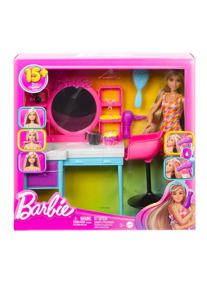 باربي Barbie Hair Salon Playset