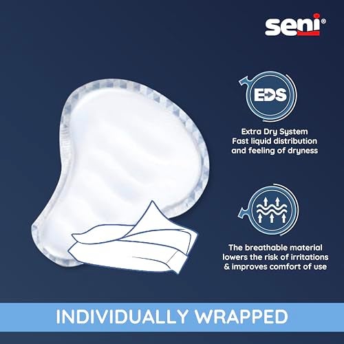 Seni Man Premium Bladder Control Guards Active Light Pads - 15 Pieces | High Absorbency, Breathable, Leak-Proof Incontinence Protection & Comfort | Travel Friendly - Image 4