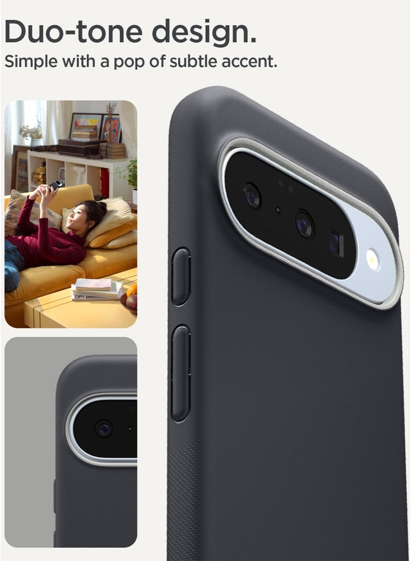 Spigen Nano Pop MagFit Google Pixel 10 Case / Pixel 10 PRO MagSafe Case Cover [Pixelsnap and MagSafe compatible] - Black Sesame - Image 4