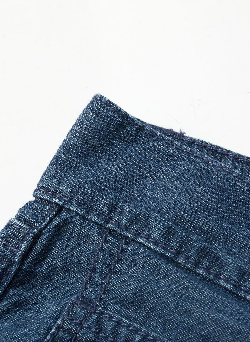 GIORDANO Men's Mid Rise Slim Fit Zipper Jeans - Image 3