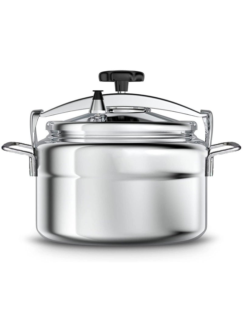 مايكروبلس طنجرة ضغط من الألومنيوم بمقابض معدنية ثقيلة متوفرة بسعات مختلفة - Image 1