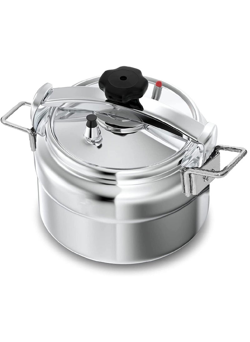 مايكروبلس طنجرة ضغط من الألومنيوم بمقابض معدنية ثقيلة متوفرة بسعات مختلفة - Image 2