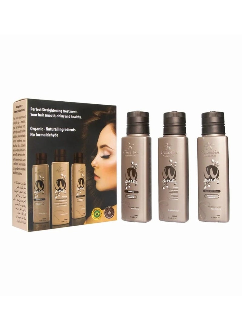 فلوراكتيف مجموعة دبليو وان بروتين لاصلاح الشعر التالف 120 مل - Image 1