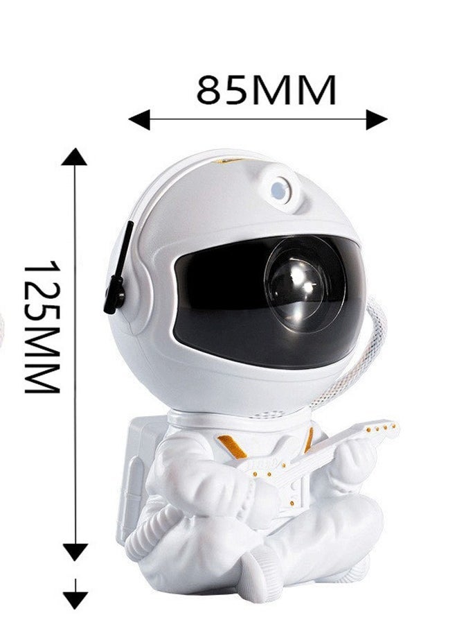 ELTRAZONE - Astronaut Nebula Starry Sky Laser Light Projector – White Guitar-Themed, Remote Control, 360° Adjustable Nebula and Star Projections, Ideal for Bedrooms, Parties, and Relaxation - Image 1