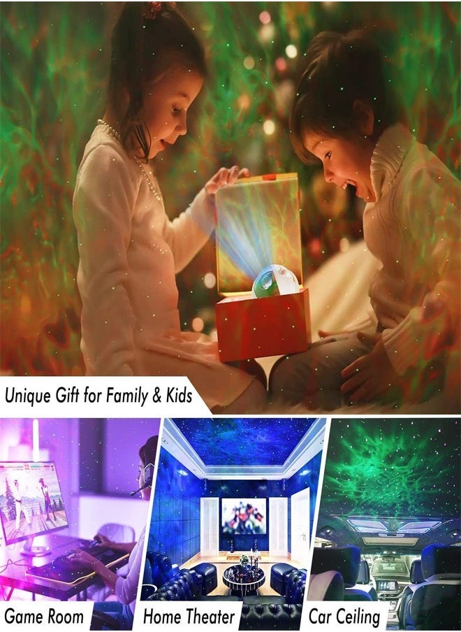 ELTRAZONE - Astronaut Nebula Starry Sky Laser Light Projector – White Guitar-Themed, Remote Control, 360° Adjustable Nebula and Star Projections, Ideal for Bedrooms, Parties, and Relaxation - Image 1