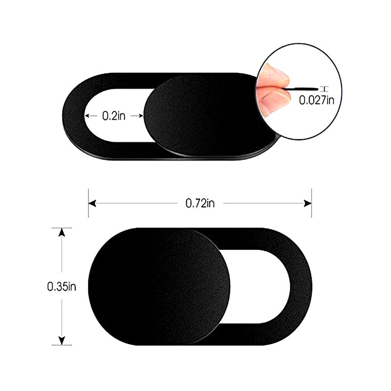 Camera Privacy Protection Ultra Thin Webcam Cover For Computers Laptops Tablet High Quality Cover 3PCS White - Image 2
