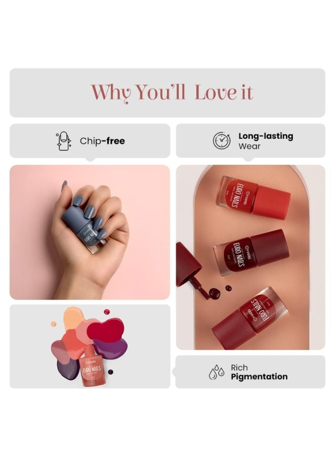 مارس طلاء أظافر مارس يورو | لمسة نهائية لامعة من الجل | تصبغات غنية | مقاوم للتقشر | تركيبة سريعة الجفاف | طلاء أظافر يدوم طويلًا للنساء | ٤٨ لونًا (٦.٠ مل) (الدرجة ٤٤) - Image 4