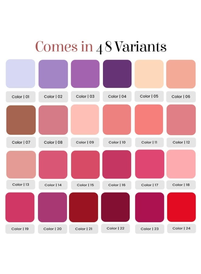 مارس طلاء أظافر مارس يورو | لمسة نهائية لامعة من الجل | تصبغات غنية | مقاوم للتقشر | تركيبة سريعة الجفاف | طلاء أظافر يدوم طويلًا للنساء | ٤٨ لونًا (٦.٠ مل) (الدرجة ٤٤) - Image 3