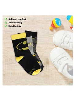 Warner bros Batman Socks, Ankle Crew Socks for Kids (5 to 8 Years), Pack of 3 socks - pzsku/ZA04FF3E91769BA1DEA55Z/45/_/1701328838/1ec29488-39d3-4092-8596-6154254a4d76