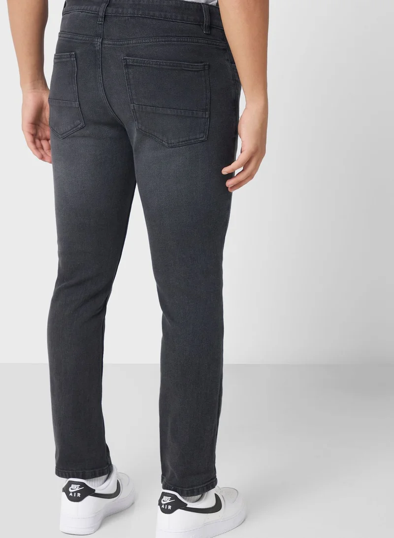 Seventy Five Slim Fit Washed Jeans