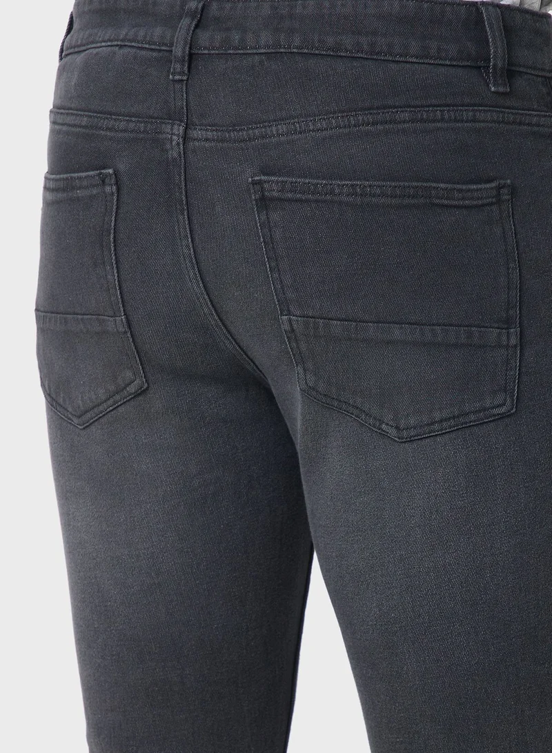 Seventy Five Slim Fit Washed Jeans