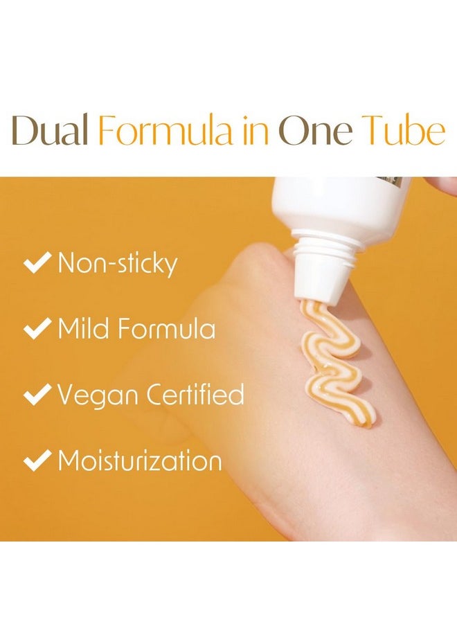 دالبا پيدمونت كريم D'Alba White Truffle Double Moisture Cream، مرطب نباتي، تركيبة مزدوجة مغذية وشد في أنبوب واحد (2.02 أونصة)  - Image 2