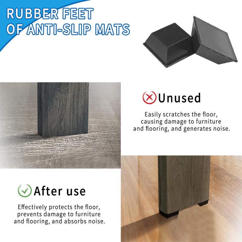 VBHHY 32Pcs Adhesive Rubber Feet for Electronics, Rubber Bumpers self Adhesive - Image 5