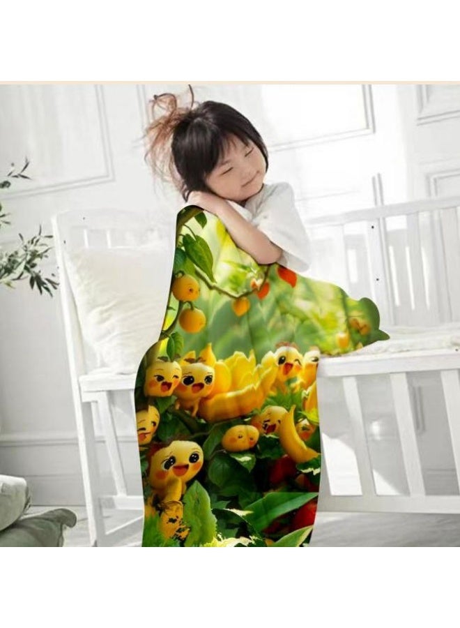 general Children's or student cartoon flannel thin blanket (warm and comfortable, suitable for sleep, games) 100cm*150cm - 70 - Image 3