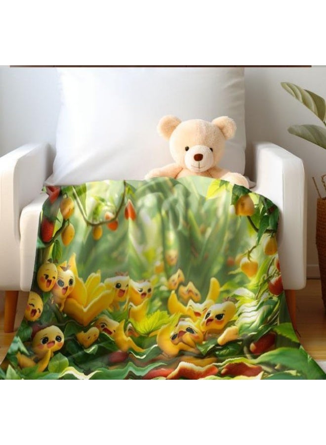 general Children's or student cartoon flannel thin blanket (warm and comfortable, suitable for sleep, games) 100cm*150cm - 70 - Image 5