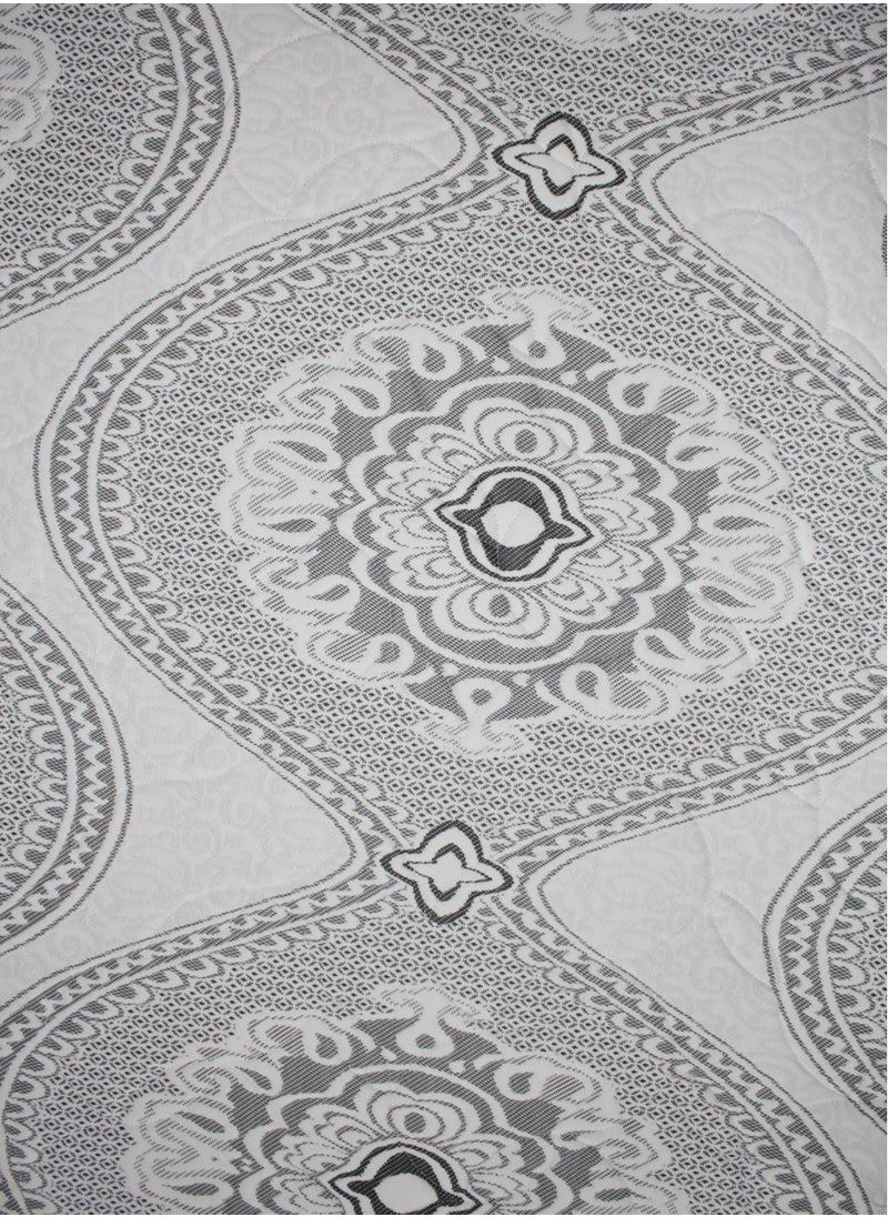 Art Comfort SUPER PLUS Medical Mattress, Queen Size, 200×140×22 cm | Coil-free, made from high-density compressed foam with an insulating padding layer, and equipped with a soft foam layer for pressure relief. Covered with luxurious cotton fabric, perfect for relieving back pain and providing healthy support for restful sleep  - Image 3