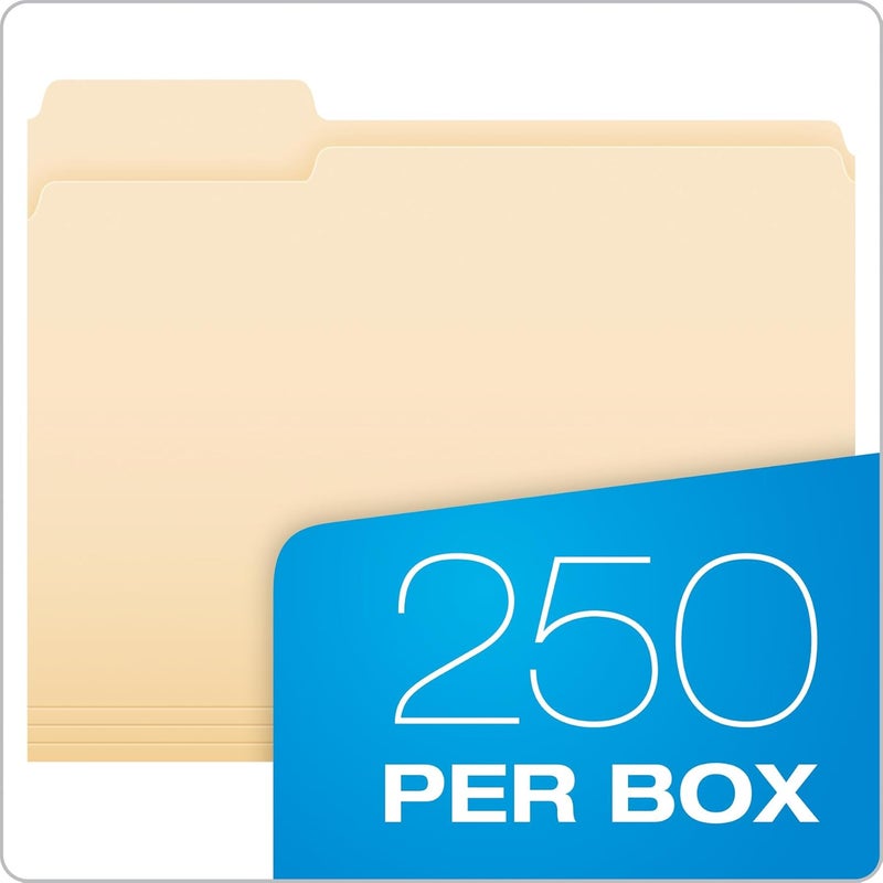 Pendaflex File Folders, Letter Size, 1/3 Cut, Manila, 250 per Box (752250) - Image 5