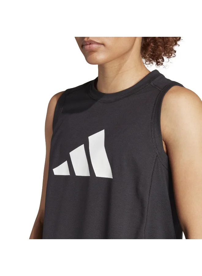 Adidas We Logo Tk Black Tank Tops For Women