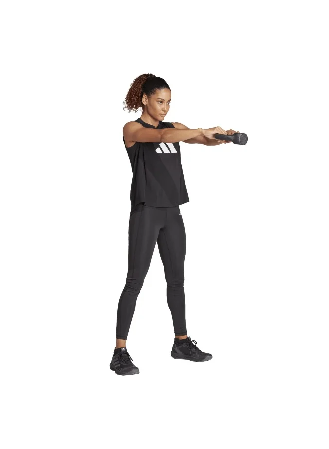 Adidas We Logo Tk Black Tank Tops For Women