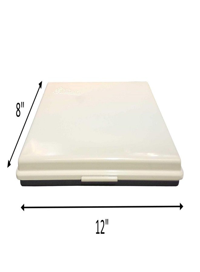 Uimprint Extra Large 8'' x 12'' Industrial Rubber Stamp Ink Pad in Metal Case, Dry (No Ink) Stamp Pad - Image 4