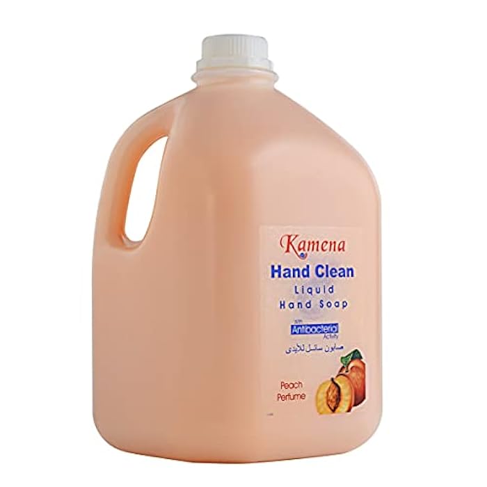 Kamena peach perfume liquid antibacterial hand soap - 4 liter