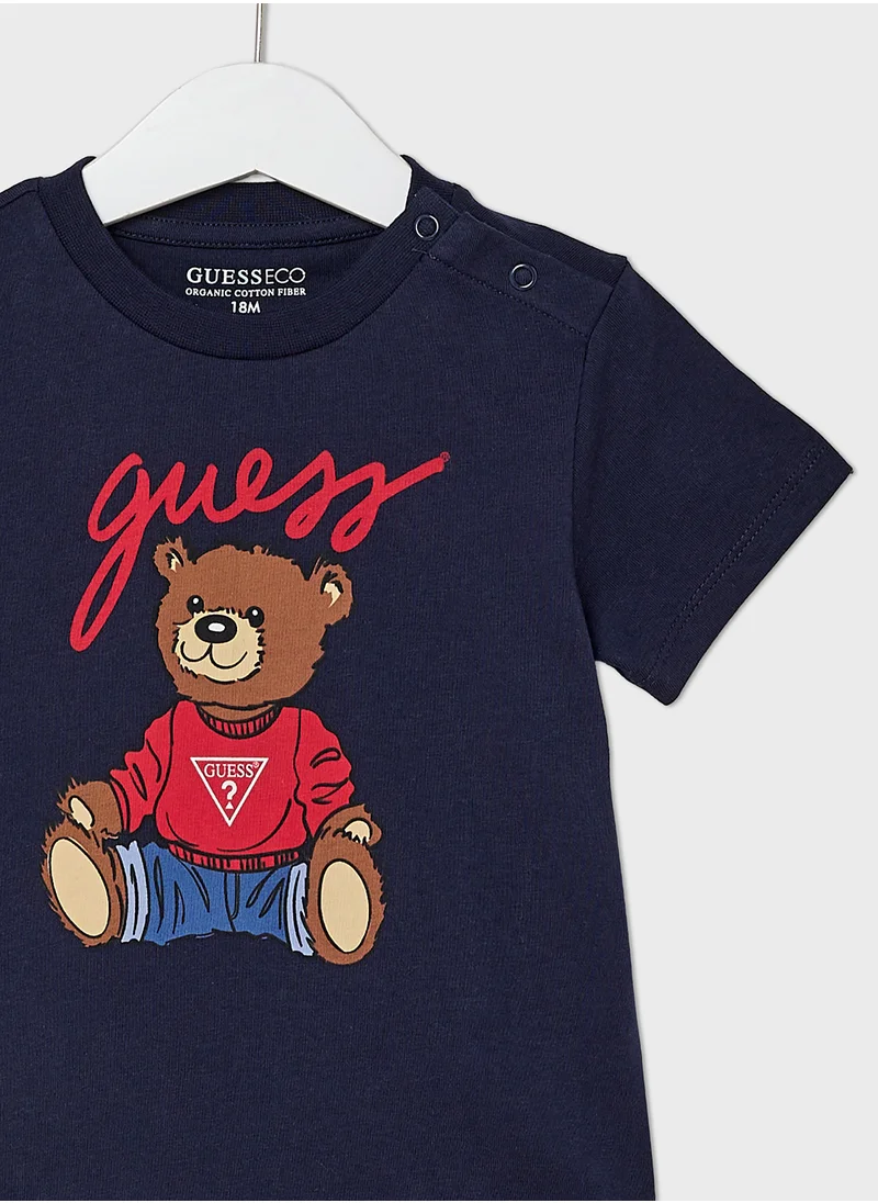 GUESS Kids Graphics Print  T-Shirt