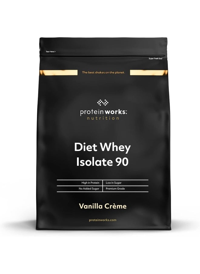 Diet Whey Isolate 90 Whey Isolate Powder Low Calorie Shake 40 Servings Vanilla Creme 1Kg - pzsku/ZA050E207BF3687776EA4Z/45/1741332738/3f8d2c12-469b-4ad4-971e-723198728c74