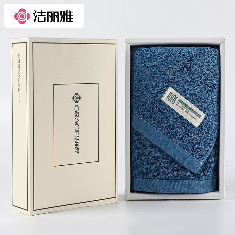 Jieliya Towel Single Gift Box Hand Gift Pure Cotton Face Towel Household Company Welfare Gift With Logo - Image 3