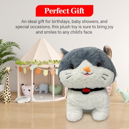 ADORA Cute Cat Soft Toy | Super Soft Stuffed Cat Plush Teddy | Adorable Small Cat Teddy Bear for Kids & Girls for Birthday & Special Occasions - Image 2