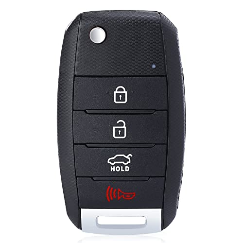 Aichiyu Flip Remote Key Fob for Kia Optima 2016 2017 2018 2019 2020 FCC ID: SY5JFRGE04 P/N: 95430-D4010 4 Buttons 434Mhz Car Remote Control Transmitter - Image 1