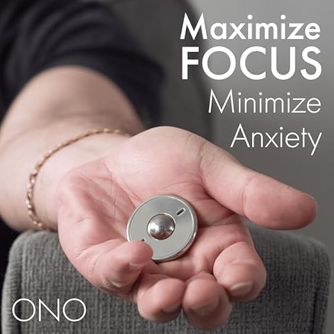 OnO Scroller- Handheld Fidget Toy for Adults | Help Relieve Stress, Anxiety, Tension | Promotes Focus, Clarity | Compact, Portable Design (Scroller Natural SS) - Image 5