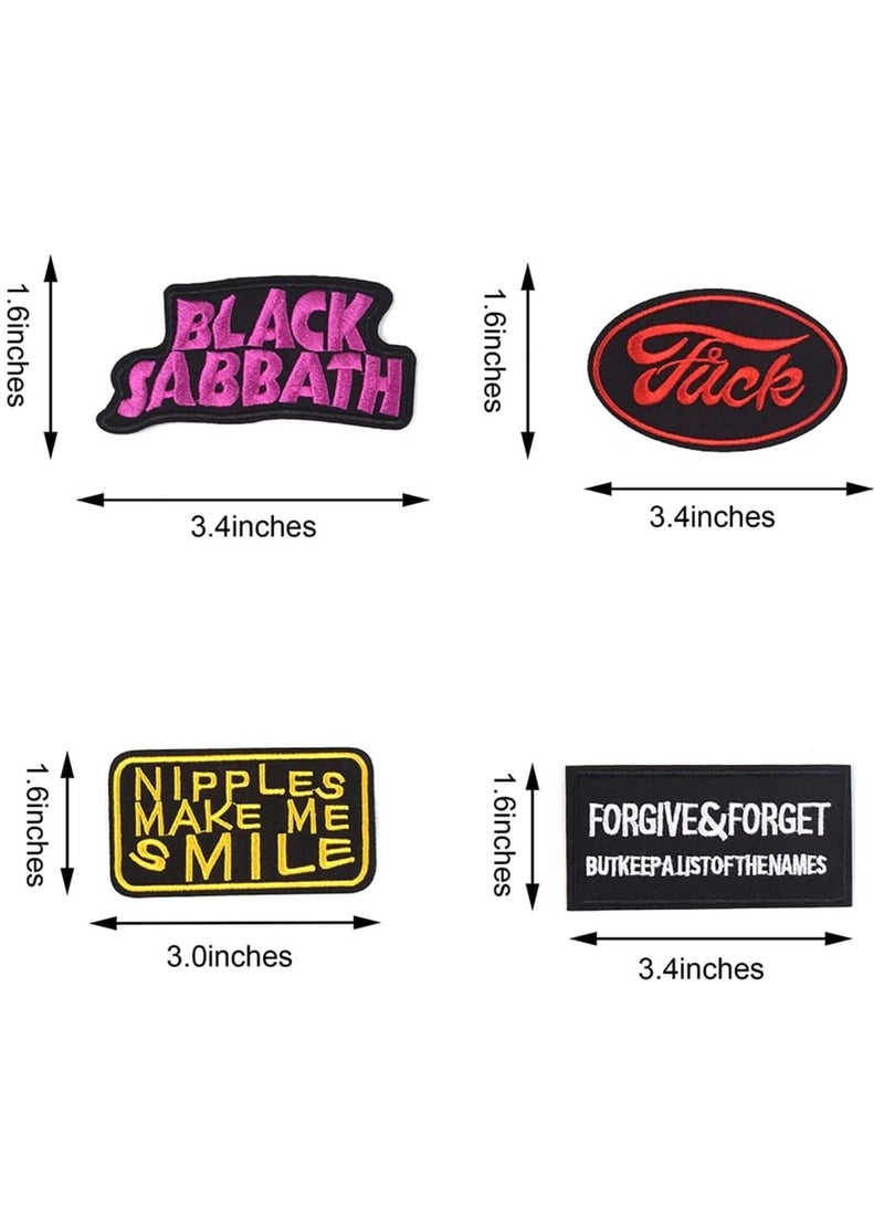 KASTWAVE 15 PCS Assorted Styles Embroidered Iron Patch on Cute Sewing Applique Applique for Jacket Hat Backpack Jeans Sewing Flowers Applique DIY Accessory (15PCS) - Image 3